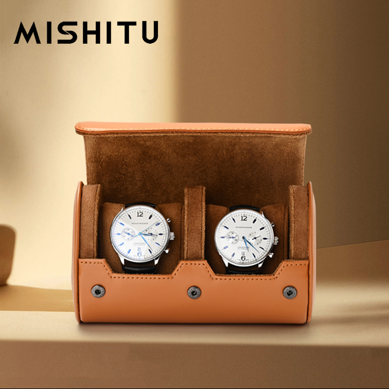 Vintage Collector - MISHITU 1/2/3 슬롯 시계 보관 롤