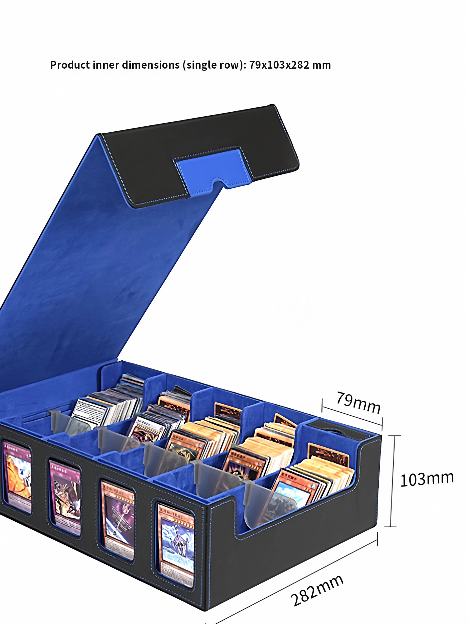 Collectible Collection - 다중 수납공간 PU 가죽 TCG 카드
