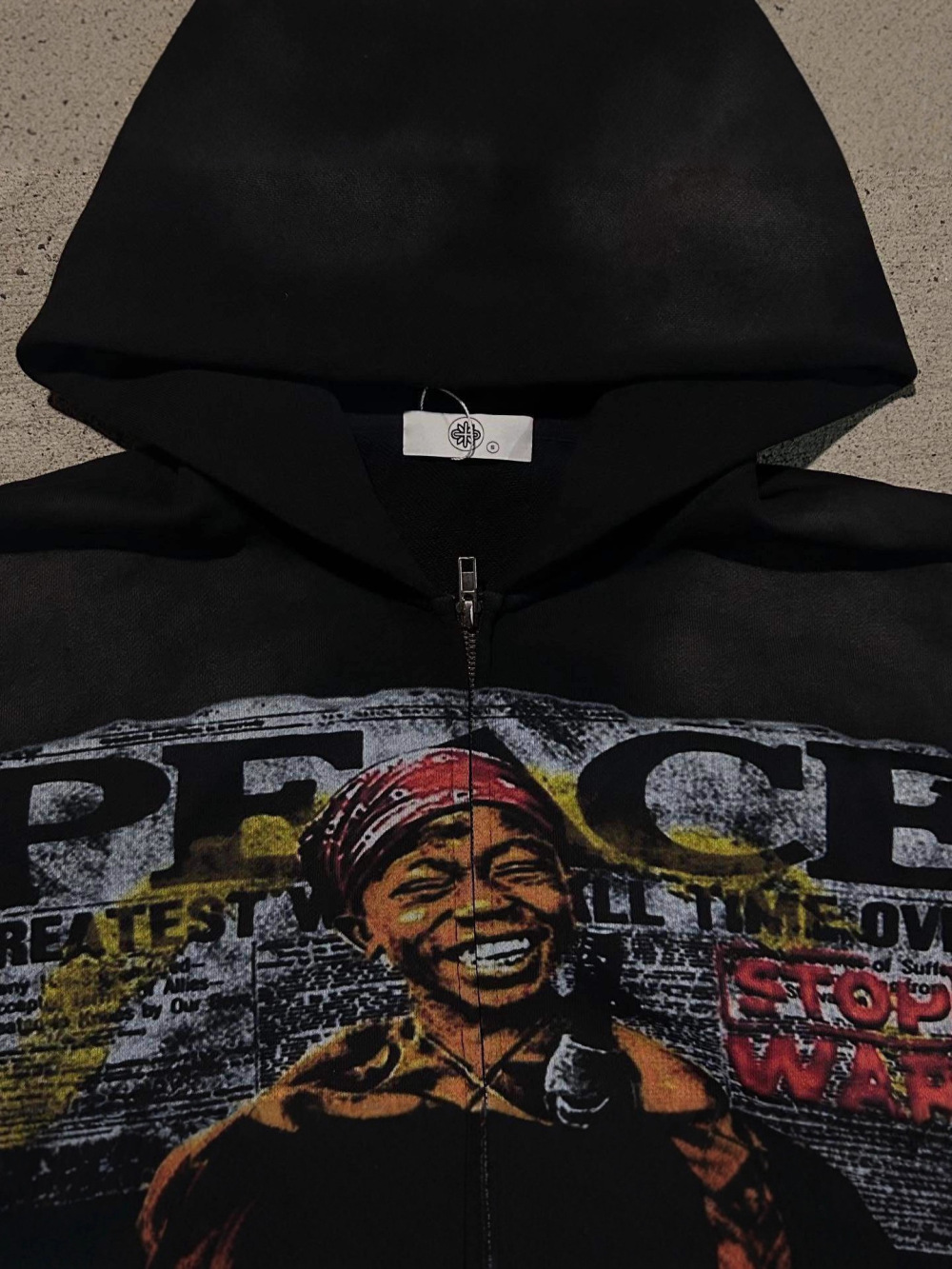 2026년 신상 미국 힙합 루즈핏 후드티 스트릿 아트  - Vintage Zip Hoodie 리뷰 및 가격