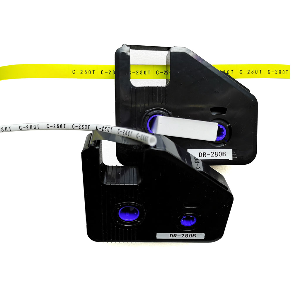 C-280T 관 케이블 ID 인쇄 기계 전자 문자 기계 - Typewriter Ribbon Roll 리뷰 및 가격