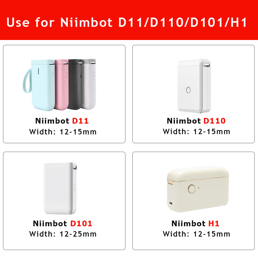 10 롤 NiiMBOT D110 D11 D101 H1S - Typewriter Ribbon Roll 리뷰 및 가격