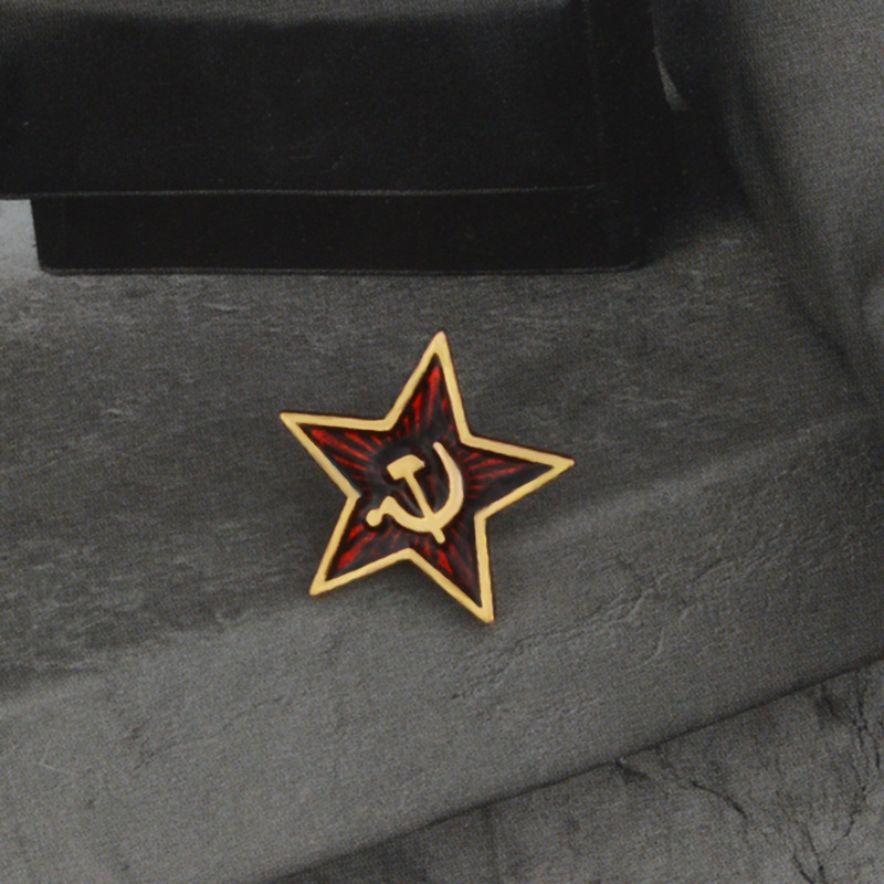 소련 레드 스타 배지 옷깃 핀 기호 빈티지 골동품 클래 - Vintage Collectible Pins 리뷰 및 가격