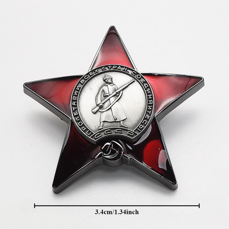 1Pc 레드 스타 배지 라펠 핀 빈티지 앤티크 클래식  - Vintage Collectible Pins 리뷰 및 가격